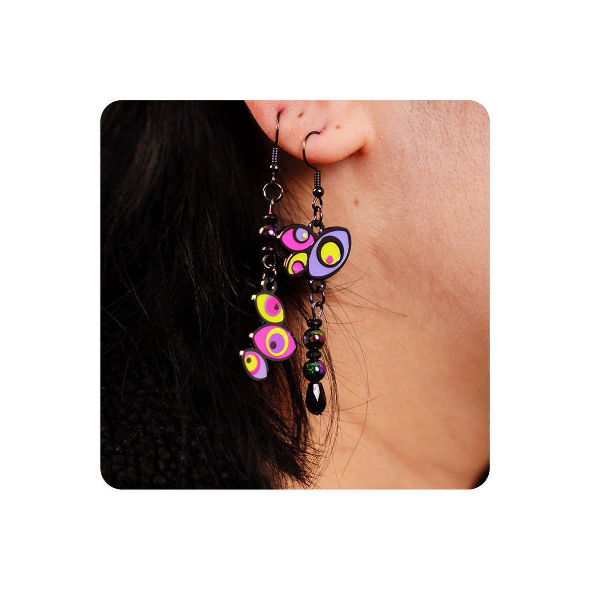 Digital Circus Earring Set